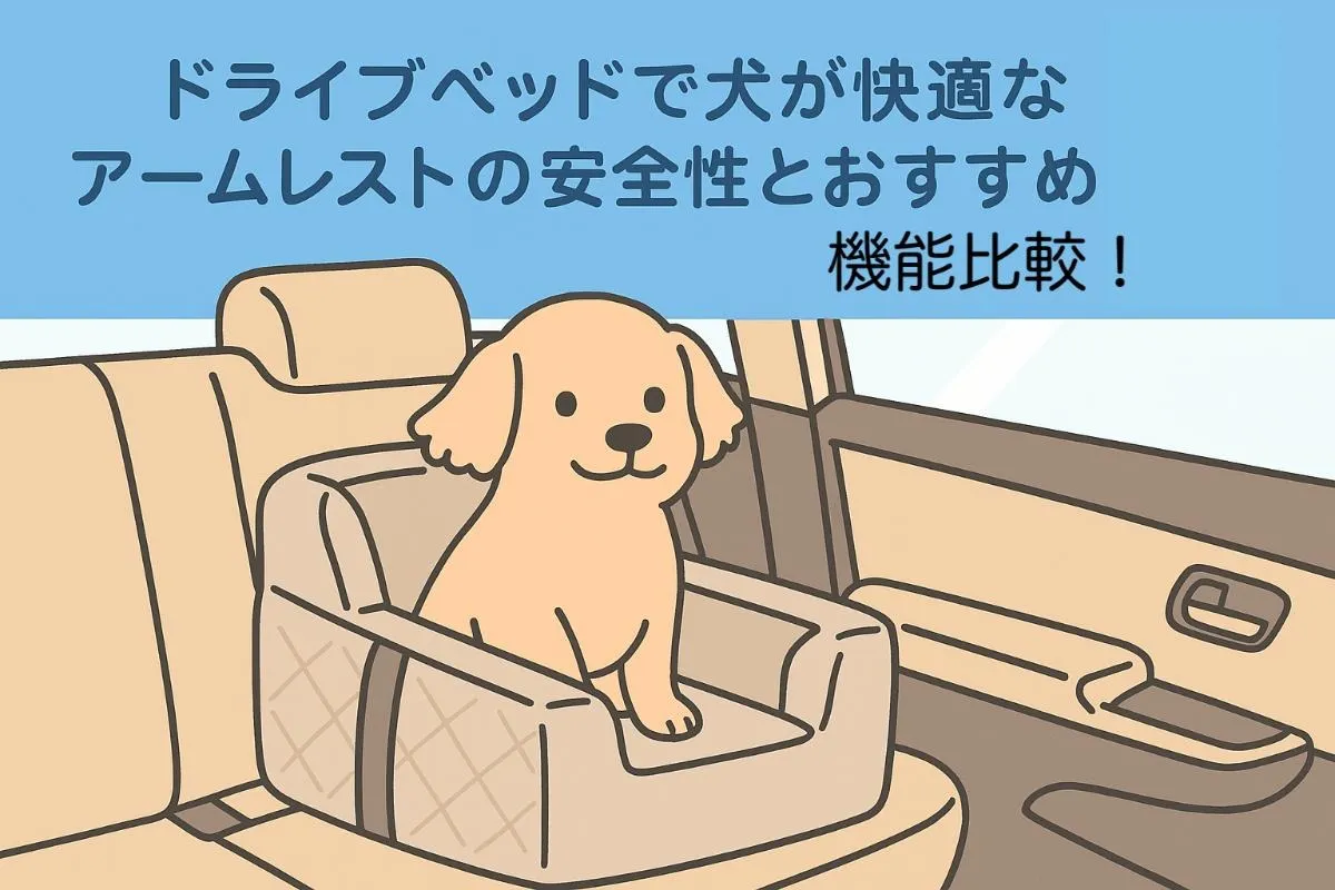 ドライブベッドで犬が快適なアームレストの安全性とおすすめ機能比較！車種別設置ポイントも解説